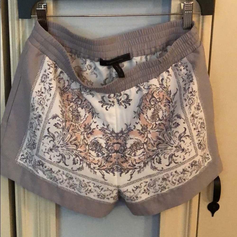 BCBGMaxazria paisley print shorts